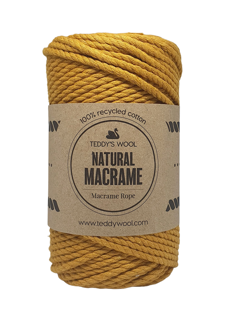 Teddy's - Natural Macrame 4mm