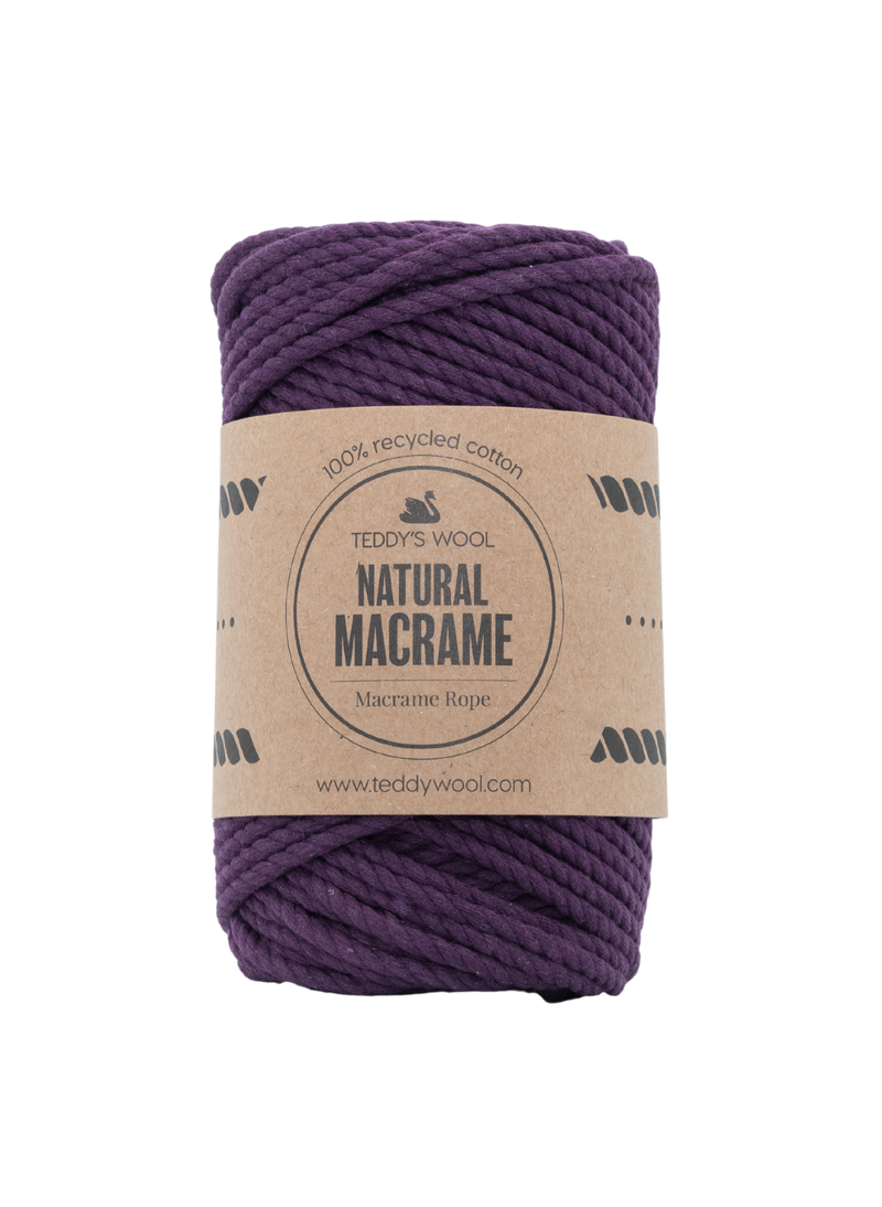 Teddy's - Natural Macrame 4mm