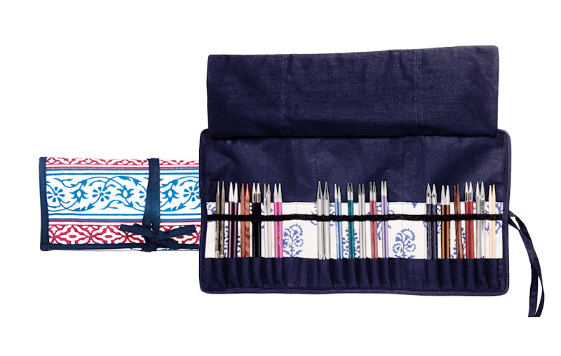 NAVY - Bag For Knitting Needles And Accessories