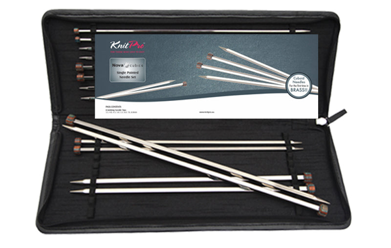 NOVA CUBICS - Single Pointed Needles Set 25cm