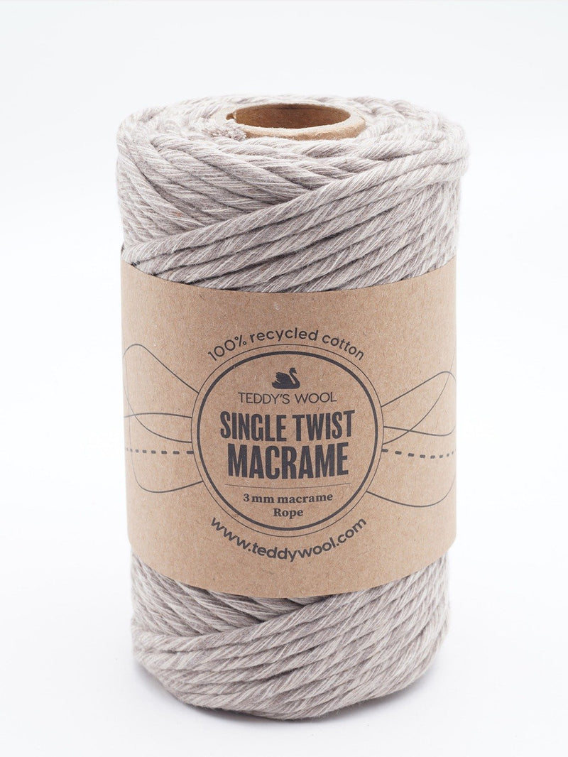 Teddy's - Single Twist Macrame 3mm