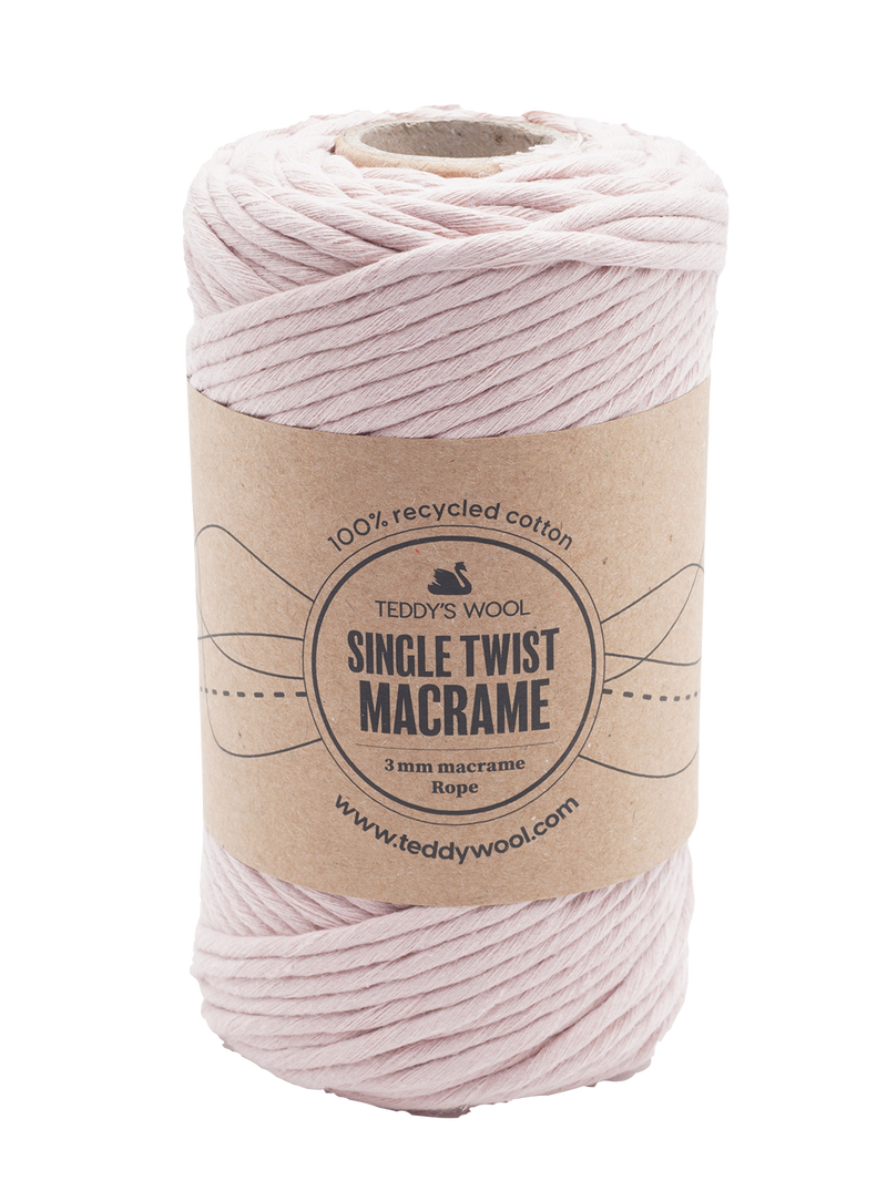 Teddy's - Single Twist Macrame 3mm