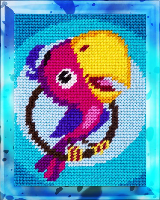 Wool Embroidery 15X20