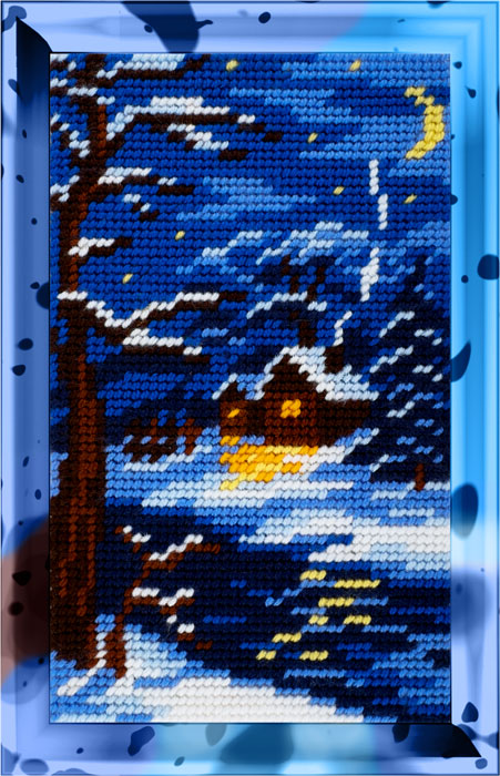 Wool Embroidery 15X25